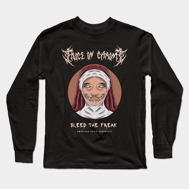 Bleed The Freak Long Sleeve T-Shirt by The Psychopath's